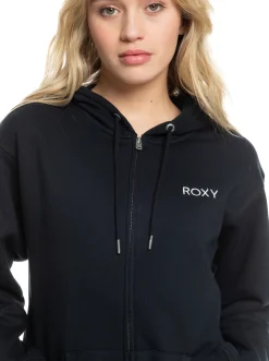 Roxy Sweatshirts & Hoodies*Surf Stoked - Hoodie Met Rits Voor Dames Anthracite