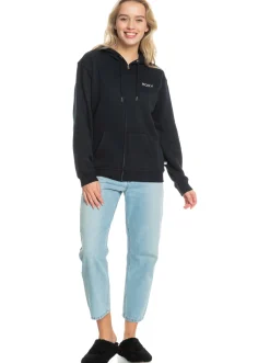 Roxy Sweatshirts & Hoodies*Surf Stoked - Hoodie Met Rits Voor Dames Anthracite