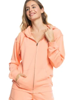 Roxy Sweatshirts & Hoodies*Surf Stoked - Hoodie Met Rits Voor Dames Papaya Punch