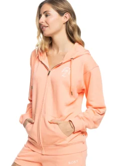 Roxy Sweatshirts & Hoodies*Surf Stoked - Hoodie Met Rits Voor Dames Papaya Punch