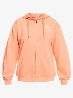 Roxy Sweatshirts & Hoodies*Surf Stoked - Hoodie Met Rits Voor Dames Papaya Punch