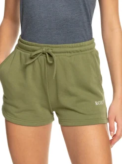 Roxy Shorts*Surf Stoked - Short Van Joggingstof Voor Dames Loden Green