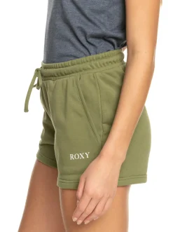 Roxy Shorts*Surf Stoked - Short Van Joggingstof Voor Dames Loden Green