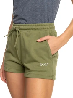 Roxy Shorts*Surf Stoked - Short Van Joggingstof Voor Dames Loden Green