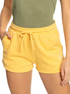 Roxy Shorts*Surf Stoked - Short Van Joggingstof Voor Dames Flax