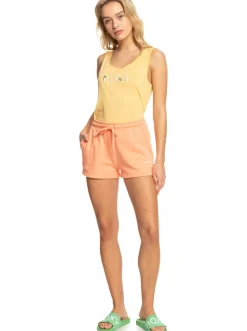 Roxy Shorts*Surf Stoked - Short Van Joggingstof Voor Dames Papaya Punch