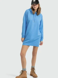 Roxy Truien & Cardigans*Surfing - Oversized Sweaterjurk Voor Dames Azure Blue
