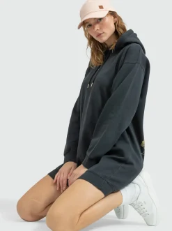Roxy Truien & Cardigans*Surfing - Oversized Sweaterjurk Voor Dames Anthracite