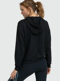 Roxy Sweatshirts & Hoodies*Surfing By Moonlight - Lounge Hoody Met Lange Mouw Voor Dames Anthracite