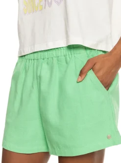 Roxy Shorts*Surfing Colors - Strandshort Voor Dames Absinthe Green