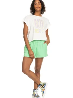 Roxy Shorts*Surfing Colors - Strandshort Voor Dames Absinthe Green