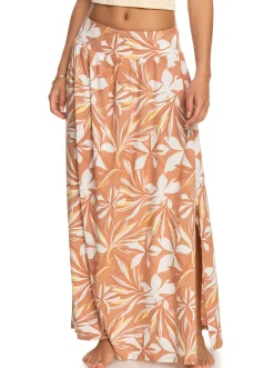 Roxy Rokken*Surfing Stories - Enkellange Rok Voor Dames Cork Subtly Salty