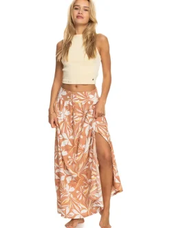Roxy Rokken*Surfing Stories - Enkellange Rok Voor Dames Cork Subtly Salty