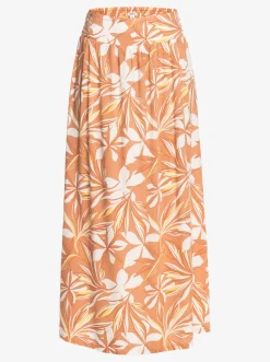 Roxy Rokken*Surfing Stories - Enkellange Rok Voor Dames Cork Subtly Salty