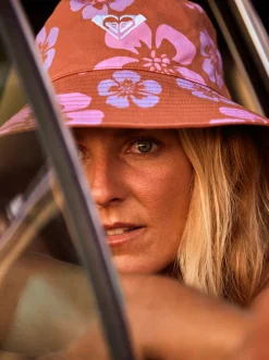 Roxy Hoeden & Petten*Surf.Kind.Kate. - Bucket Hat For Women Sunburn Positivity Paradise