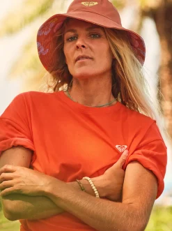 Roxy Hoeden & Petten*Surf.Kind.Kate. - Bucket Hat For Women Sunburn Positivity Paradise