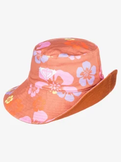 Roxy Hoeden & Petten*Surf.Kind.Kate. - Bucket Hat For Women Sunburn Positivity Paradise