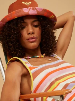 Roxy Hoeden & Petten*Surf.Kind.Kate. - Bucket Hat For Women Sunburn Positivity Paradise