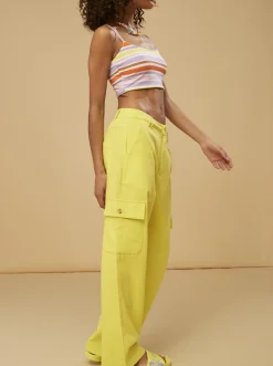 Roxy Broeken & Jeans*Surf.Kind.Kate. - Cargo Trousers For Women Yellow Plum