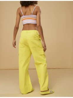 Roxy Broeken & Jeans*Surf.Kind.Kate. - Cargo Trousers For Women Yellow Plum