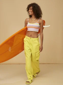 Roxy Broeken & Jeans*Surf.Kind.Kate. - Cargo Trousers For Women Yellow Plum