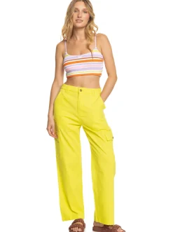 Roxy Broeken & Jeans*Surf.Kind.Kate. - Cargo Trousers For Women Yellow Plum