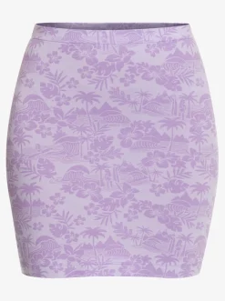 Roxy Rokken*Surf.Kind.Kate. - Mini Skirt For Women Purple Rose Surf Friends