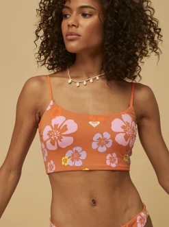 Roxy Bikini Tops*Surf.Kind.Kate. - Tank Bikini Top For Women Sunburn Positivity Paradise