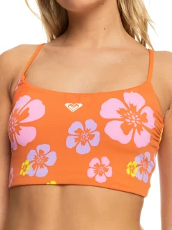 Roxy Bikini Tops*Surf.Kind.Kate. - Tank Bikini Top For Women Sunburn Positivity Paradise