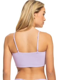 Roxy Bikini Tops*Surf.Kind.Kate. - Tank Bikini Top For Women Bright White Aloha Stripe Hori