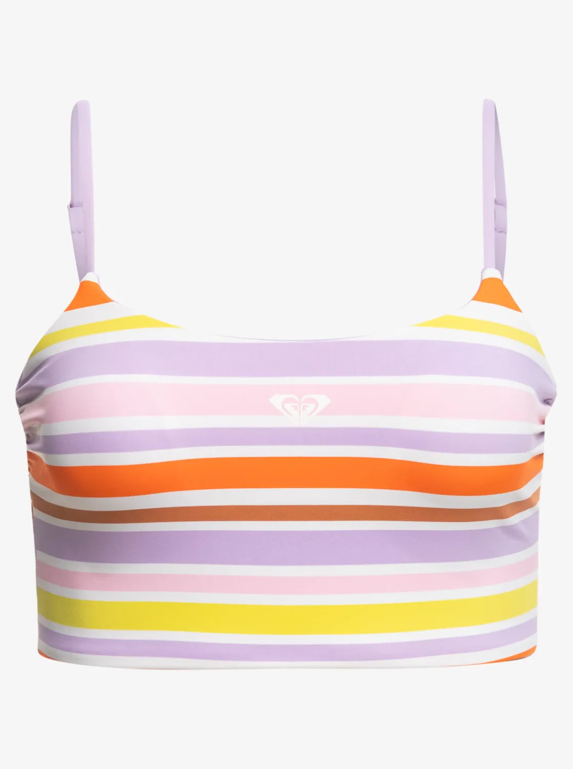 Roxy Bikini Tops*Surf.Kind.Kate. - Tank Bikini Top For Women Bright White Aloha Stripe Hori