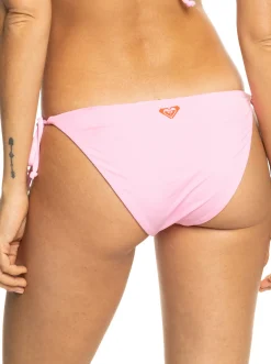 Roxy Bikini Bottoms*Surf.Kind.Kate. - Tie Side Bikini Bottoms For Women Pink Frosting My Kind Of Hibis