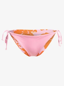 Roxy Bikini Bottoms*Surf.Kind.Kate. - Tie Side Bikini Bottoms For Women Pink Frosting My Kind Of Hibis