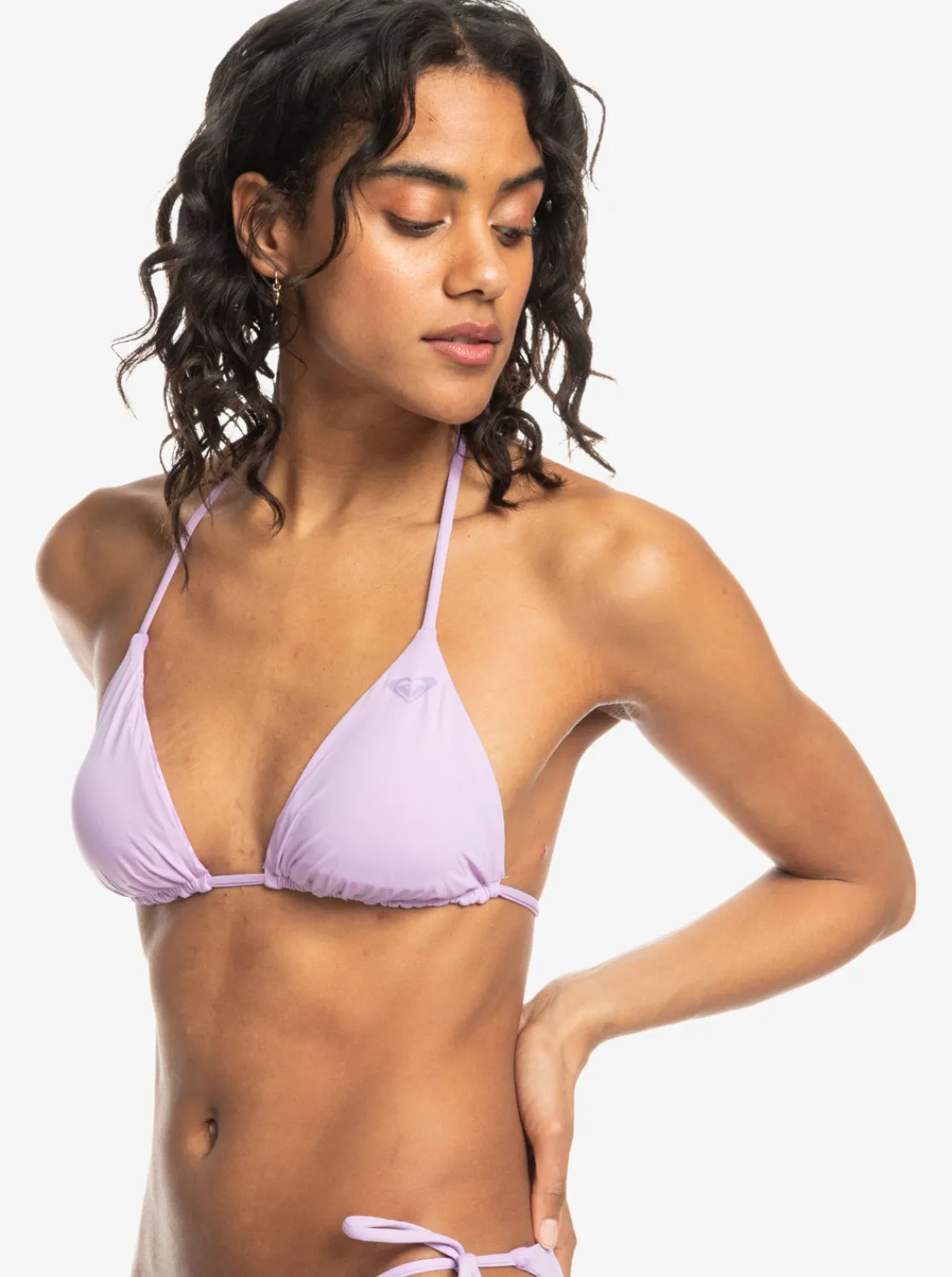 Roxy Bikini Tops*Surf.Kind.Kate. - Triangle Bikini Top For Women Purple Rose Surf Friends