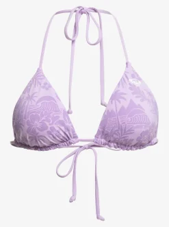 Roxy Bikini Tops*Surf.Kind.Kate. - Triangle Bikini Top For Women Purple Rose Surf Friends