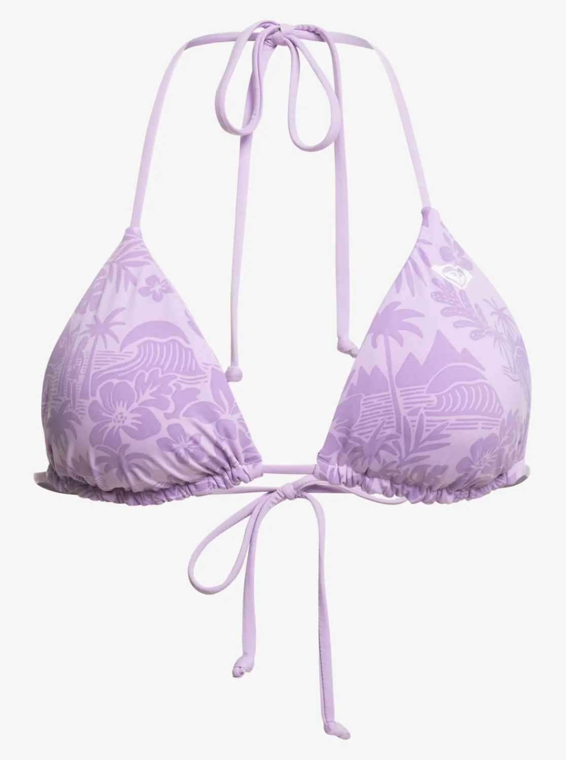 Roxy Bikini Tops*Surf.Kind.Kate. - Triangle Bikini Top For Women Purple Rose Surf Friends