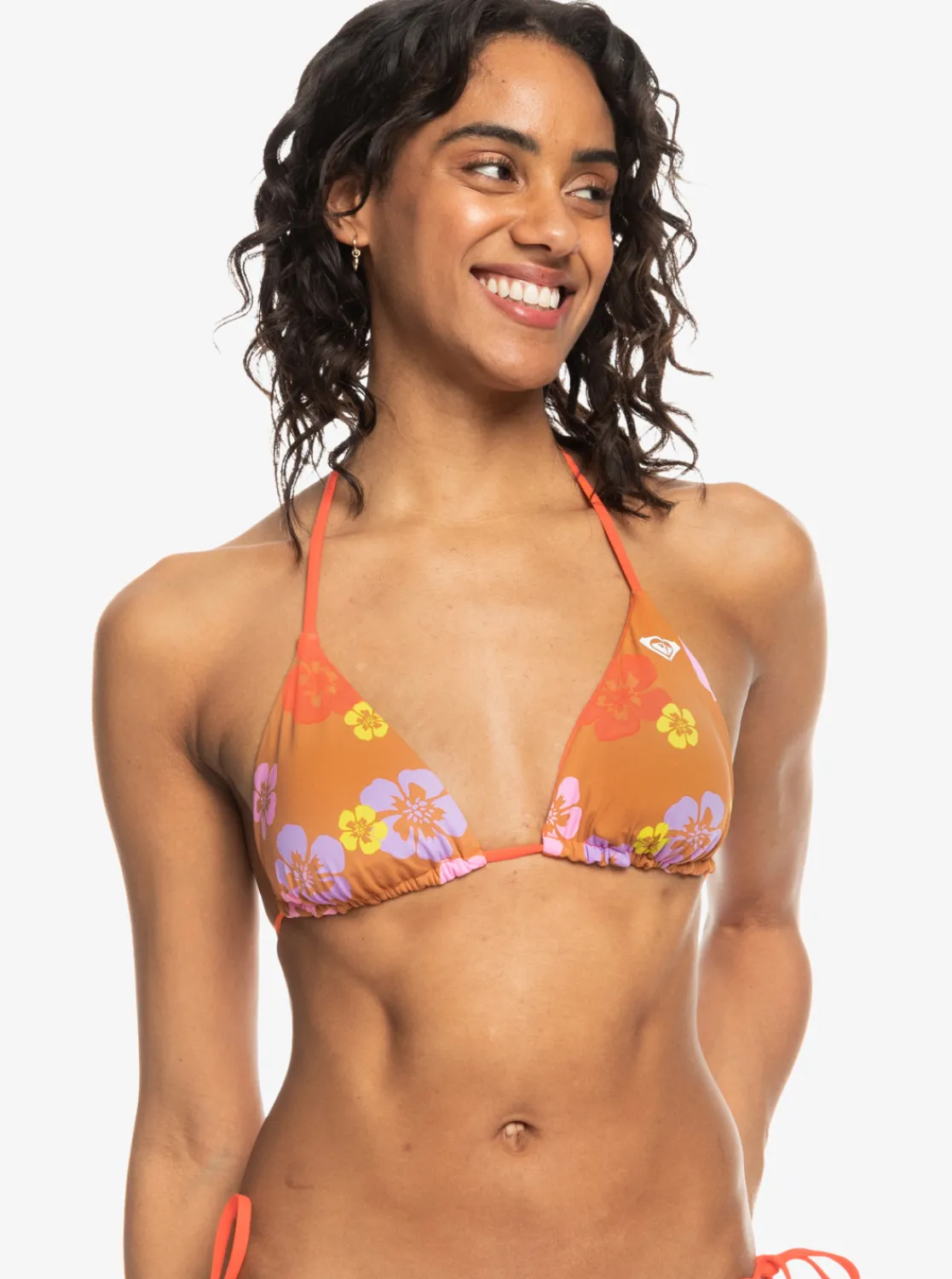 Roxy Bikini Tops*Surf.Kind.Kate. - Triangle Bikini Top For Women Sunburn Positivity Paradise