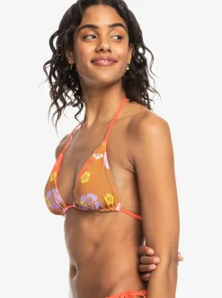 Roxy Bikini Tops*Surf.Kind.Kate. - Triangle Bikini Top For Women Sunburn Positivity Paradise