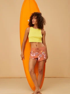 Roxy T-Shirts & Tops*Surf.Kind.Kate. - Vest Top For Women Yellow Plum