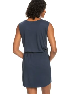 Roxy Jurken*Surfs Up - Jersey Jurk Voor Dames Mood Indigo