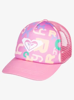 Roxy Accessoires*Sweet Emotion - Trucker Cap Voor Meisjes Cyclamen Lettrage