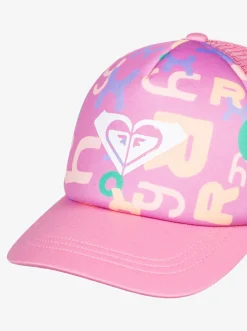 Roxy Accessoires*Sweet Emotion - Trucker Cap Voor Meisjes Cyclamen Lettrage
