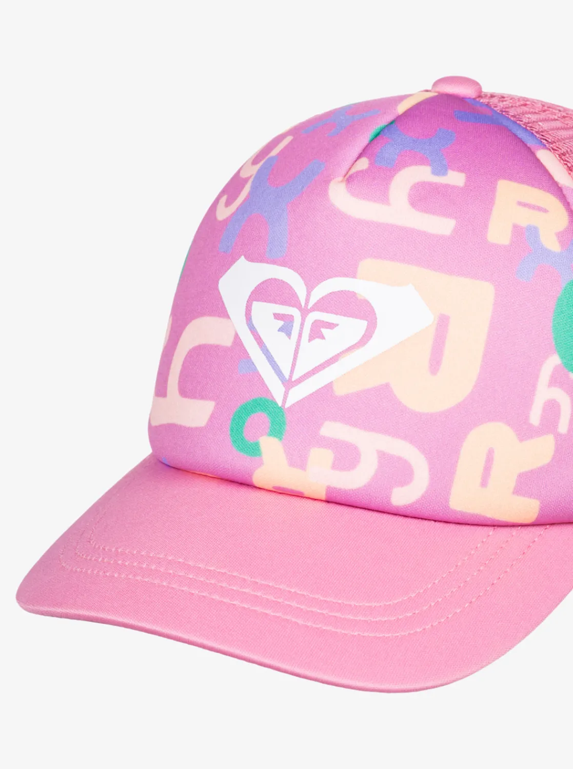 Roxy Accessoires*Sweet Emotion - Trucker Cap Voor Meisjes Cyclamen Lettrage