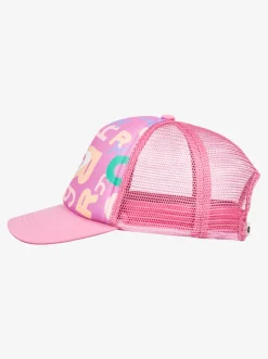 Roxy Accessoires*Sweet Emotion - Trucker Cap Voor Meisjes Cyclamen Lettrage