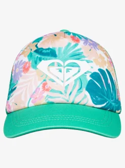 Roxy Accessoires*Sweet Emotion - Trucker Cap Voor Meisjes Mint Tropical Trails