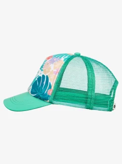 Roxy Accessoires*Sweet Emotion - Trucker Cap Voor Meisjes Mint Tropical Trails