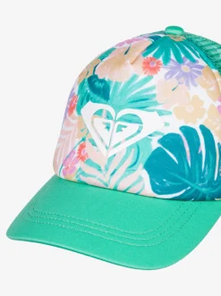 Roxy Accessoires*Sweet Emotion - Trucker Cap Voor Meisjes Mint Tropical Trails