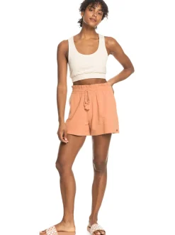 Roxy Shorts*Sweet Souvenir - Short Met Hoge Taille Voor Dames Cork