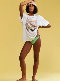 Roxy T-Shirts & Tops*Sweet Sunshine - Oversized T-Shirt Voor Dames Bright White