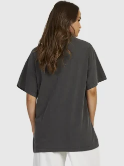 Roxy T-Shirts & Tops*Sweet Sunshine - Oversized T-Shirt Voor Dames Anthracite